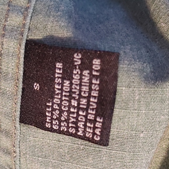 Women's Jealous Tomato Green Cammo Floral Utility Jacket Size Small - Picture 6 of 16